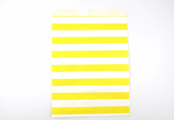Yellow Horizontal Stripes Bags