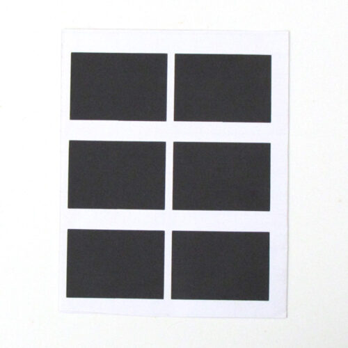 Chalkboard Stickers Rectangle - Pack of 12