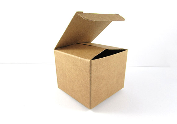 Kraft paper favour boxes - Pack of 5