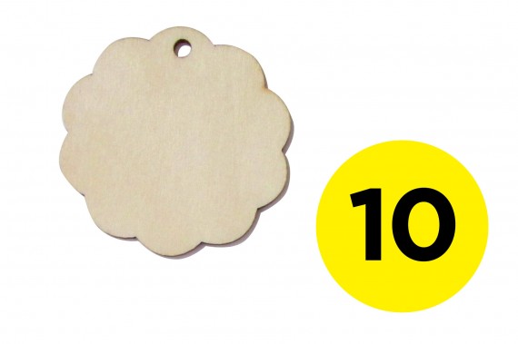 Laser Cut Wooden Gift Tags