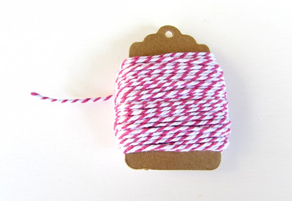 Baker's Twine Rose Red & White