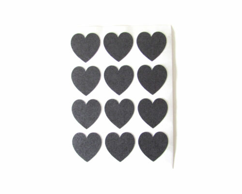 Black Heart Stickers