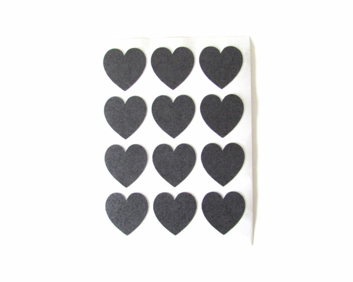 Black Heart Stickers