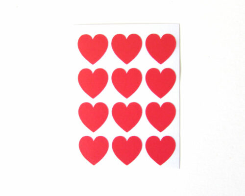 Red Heart Stickers