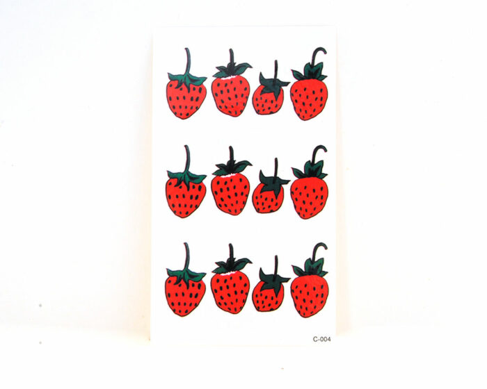 Temporary Tattoos - Strawberries