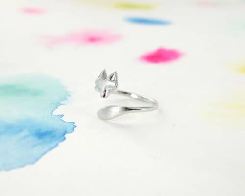 Silver Fox knuckle ring