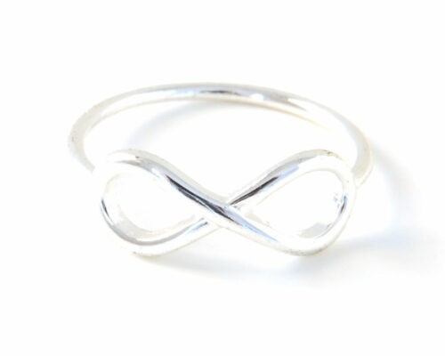Small Silver Infinity Knuckle Ring