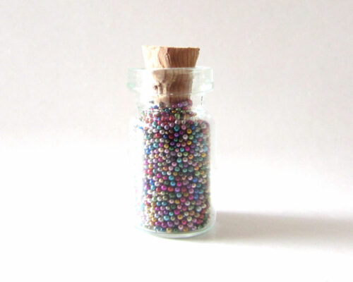 Tiny 1mm Multicoloured Microbeads for Terrariums